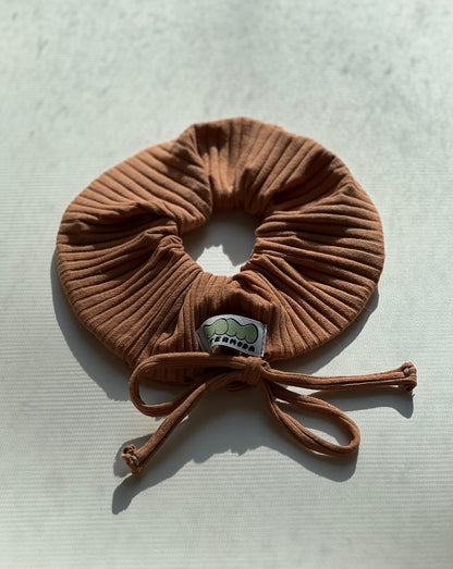 Bow Scrunchy – Terracotta