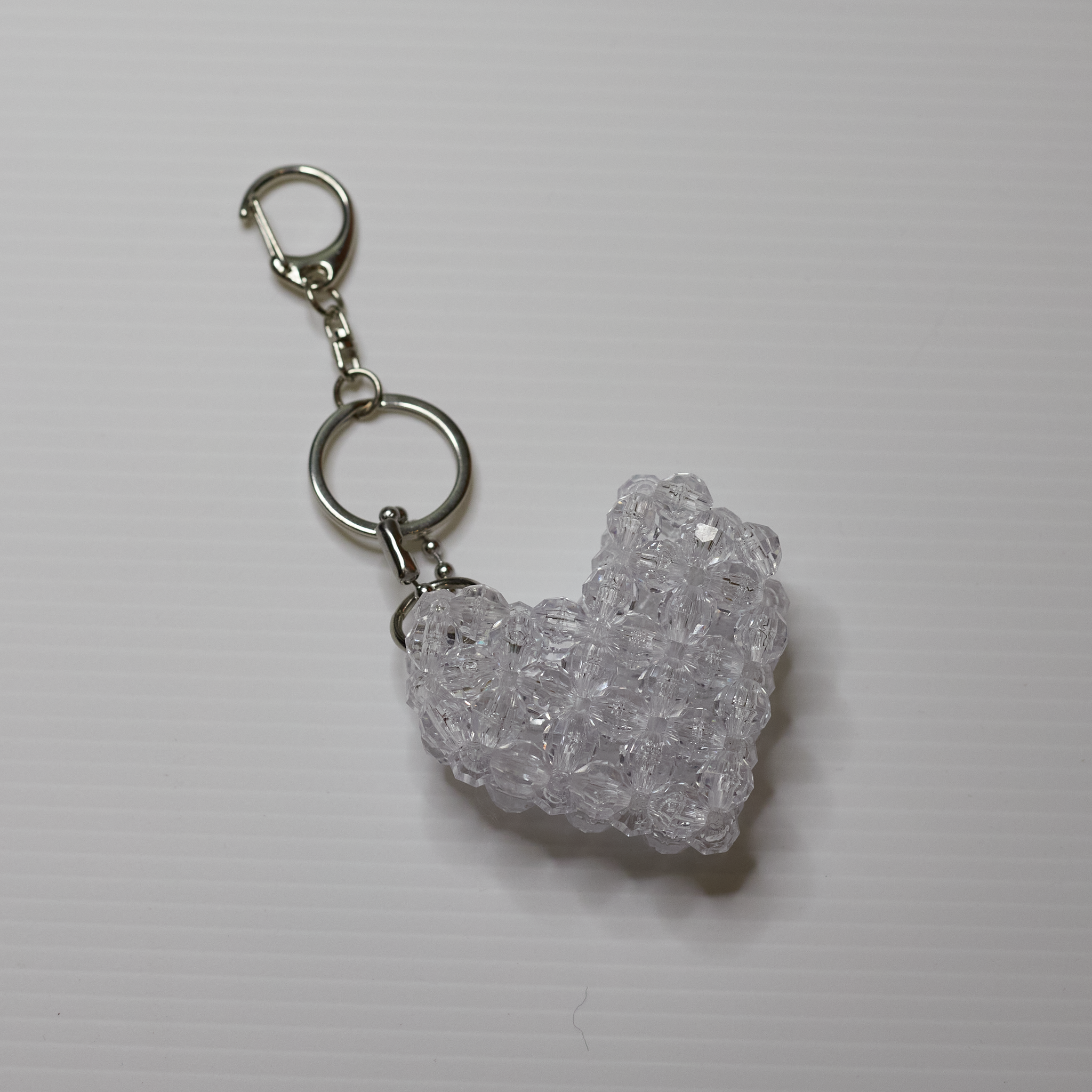 Heart Keychain - Clear