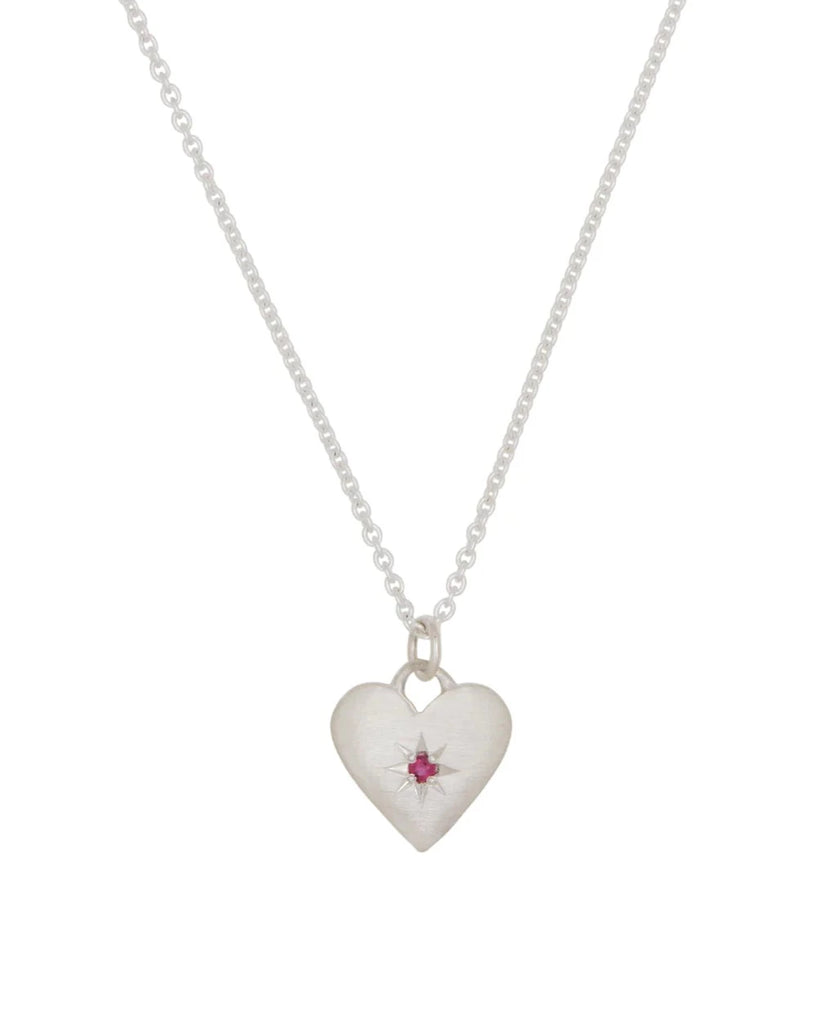 Sweetheart Necklace - Ruby