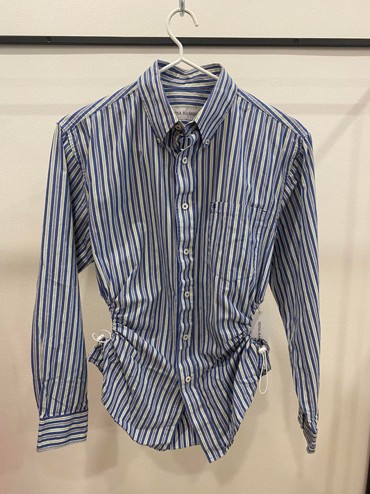 Bungee Shirt - Blue & Green Stripe