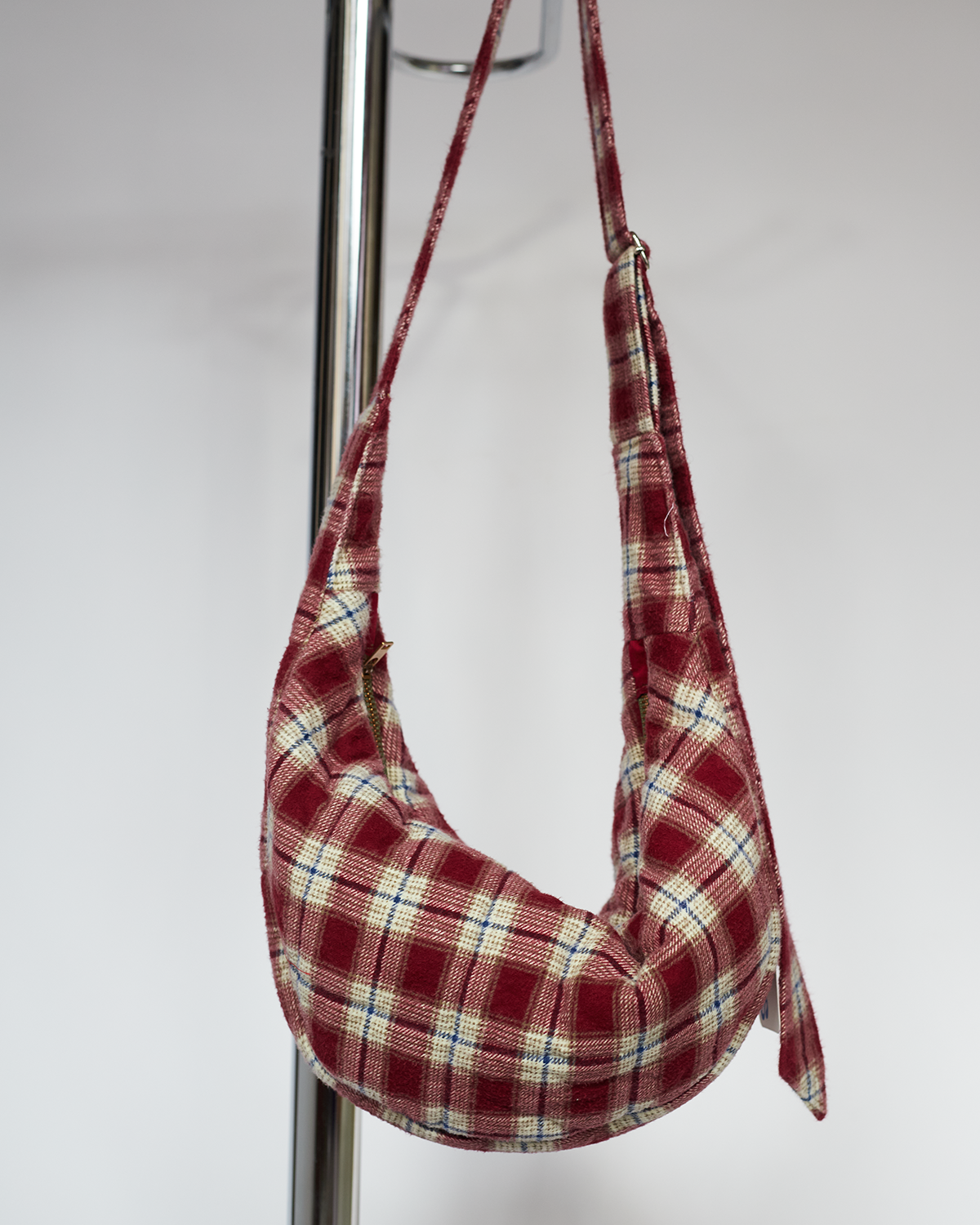 Red Plaid Cross Body