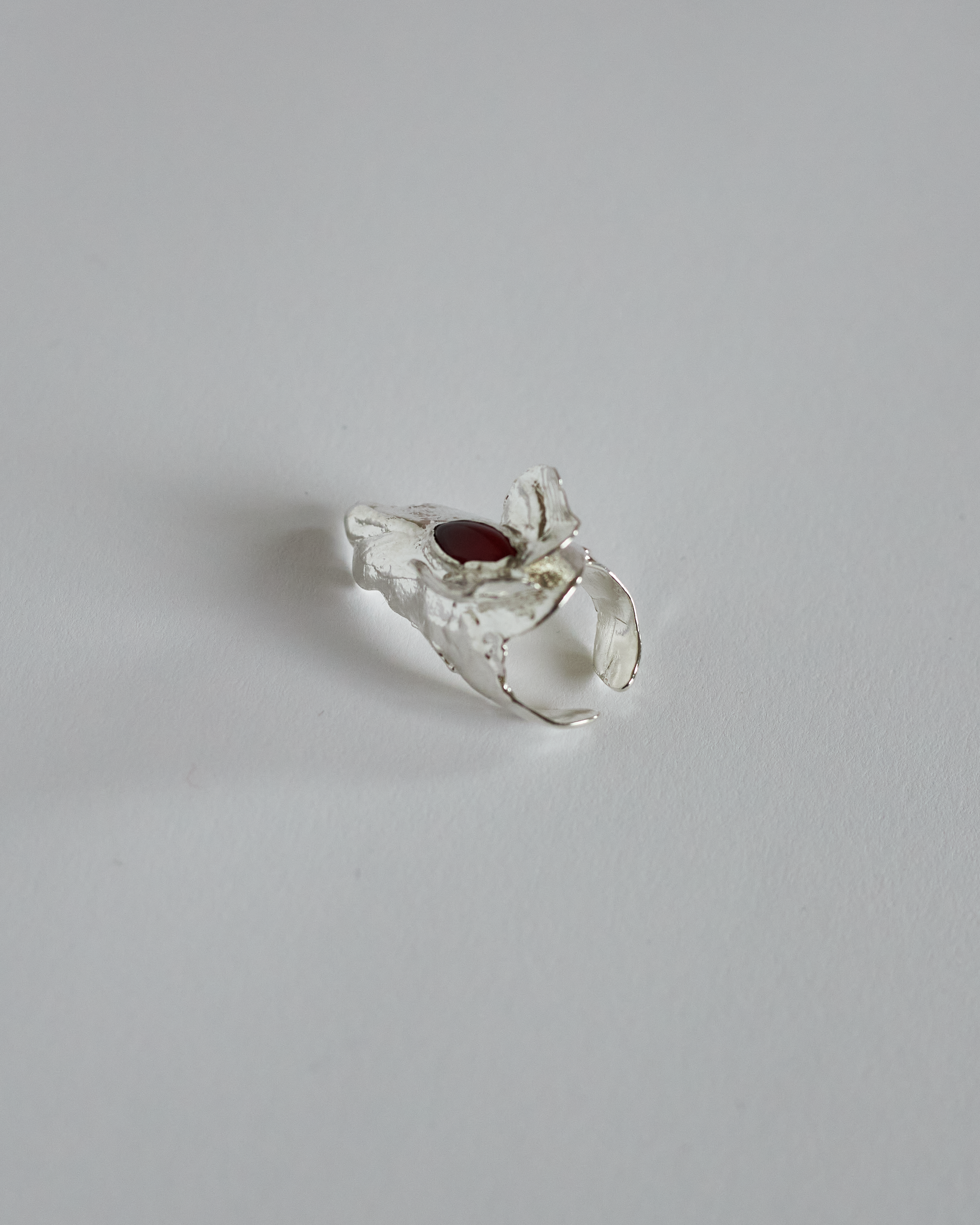 Orchis Claw Ring - Carnelian