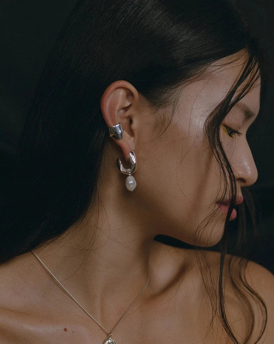 Pleat Ear Cuff