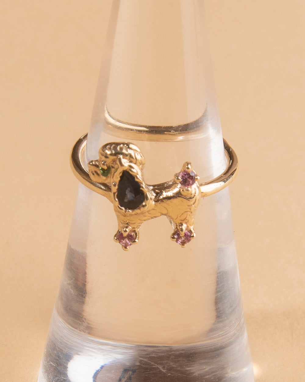 Poodle Ring – 10k Gold