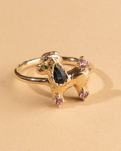 Poodle Ring – 10k Gold