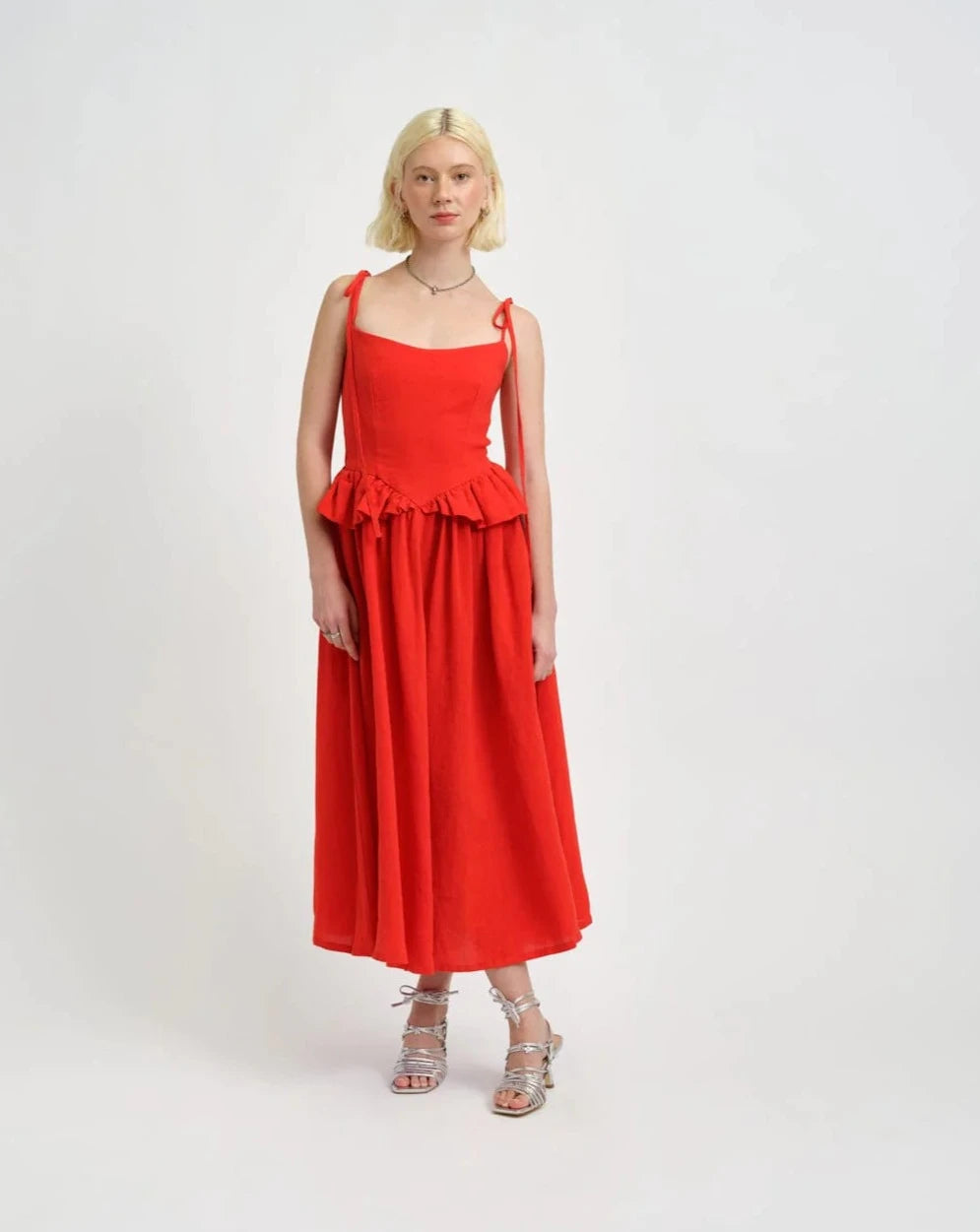 Tessa Dress - Red