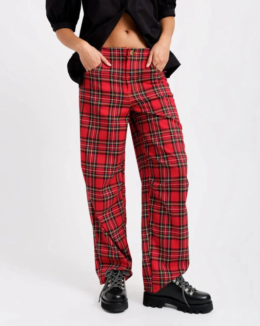 Sam Pant – Red Plaid