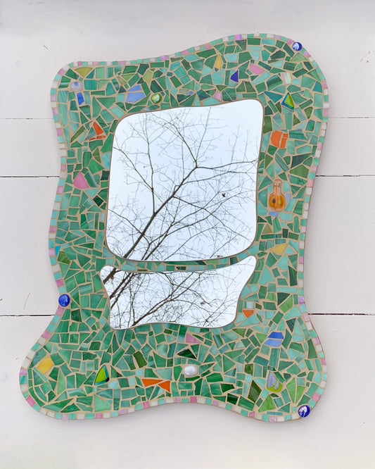 Sincerely Andy Mosaic Mirror available at Ease Toronto