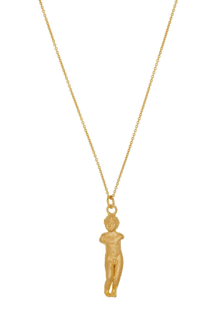 MONDO MONDO Classic Man necklace in gold. Available at EASE Toronto.