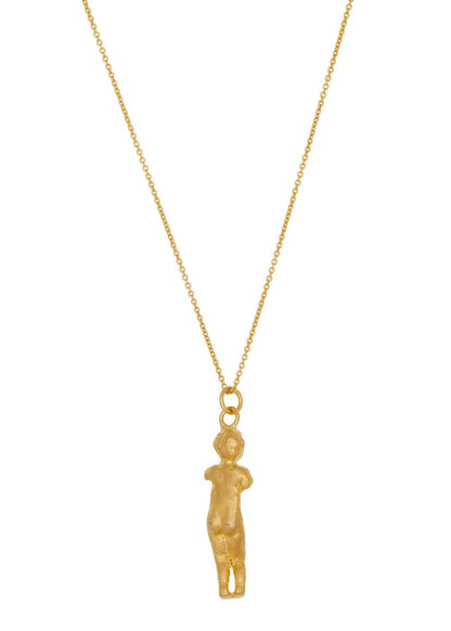 MONDO MONDO Classic Man necklace in gold. Available at EASE Toronto.
