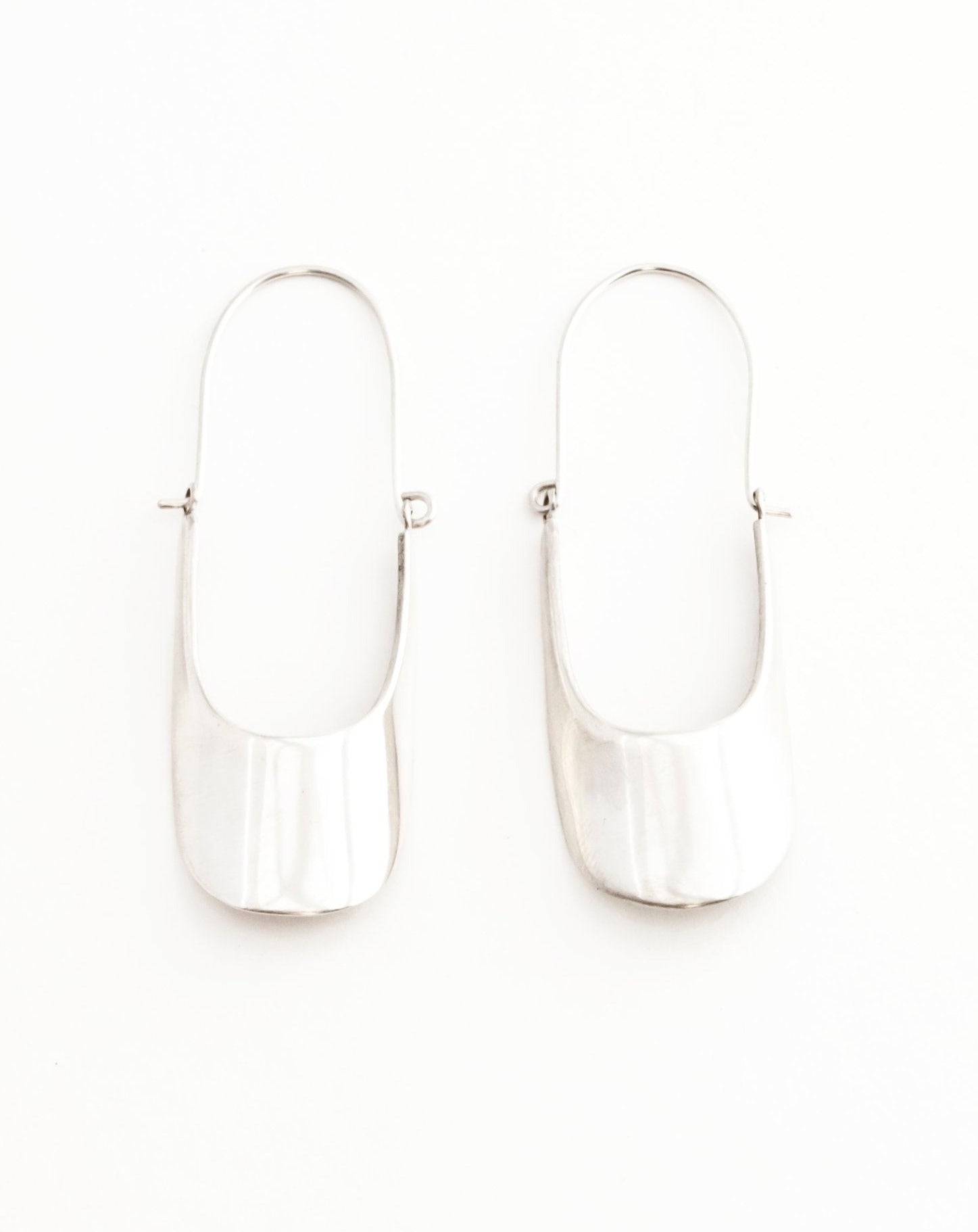 Scoop Earrings - Silver