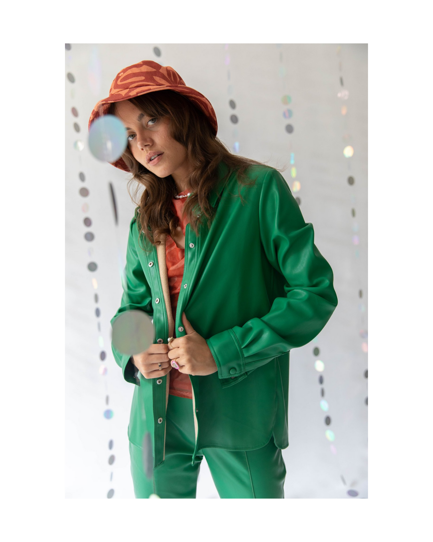 Demi Shirt Jacket - Emerald