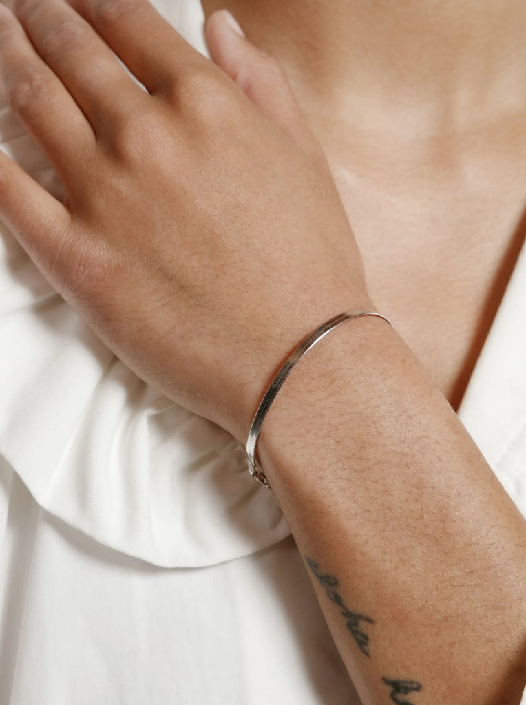 Herringbone Bracelet – Silver