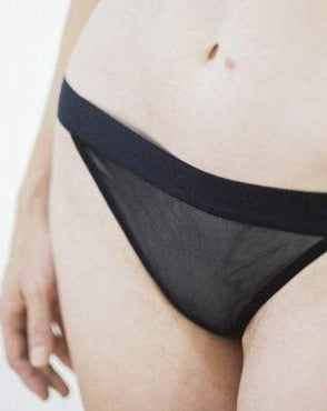 Triangle Brief - Black Mesh
