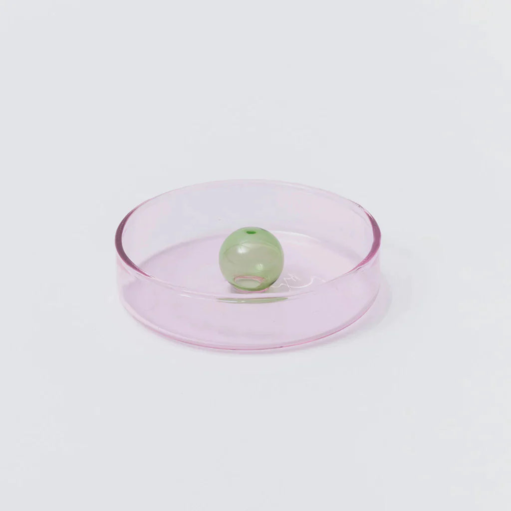 Small Bubble Dish – Pink / Green