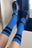 Grandpa Varsity Socks – Blue Navy Stripe