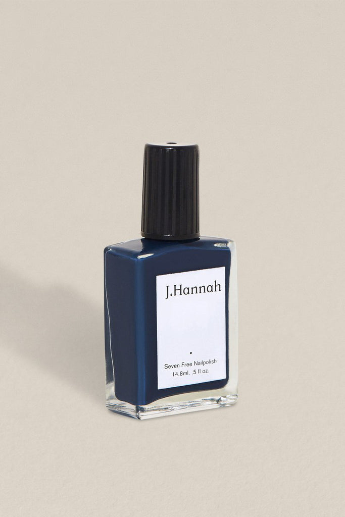 J Hannah Seven Free Nail polish Blue available at Ease Toronto