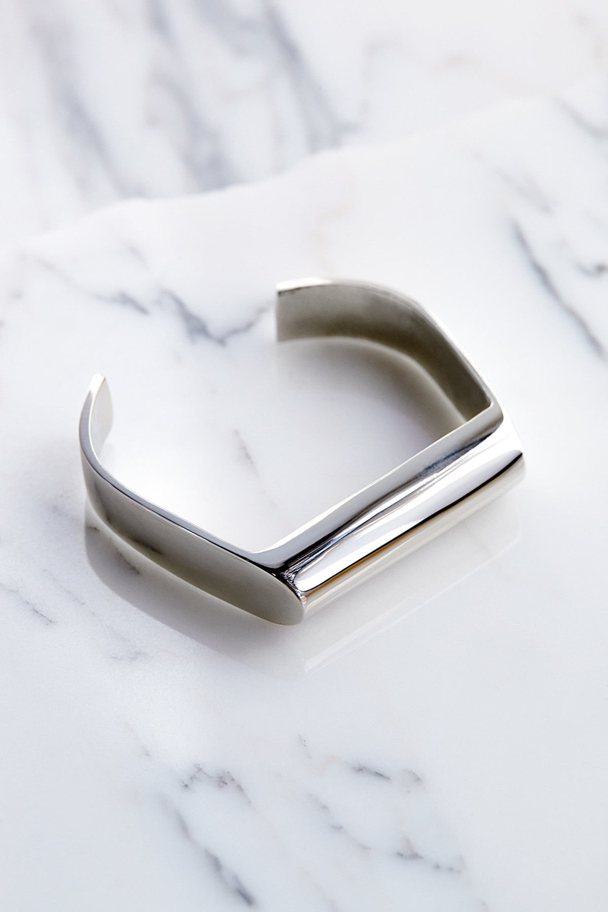 Mierle Cuff - White Bronze