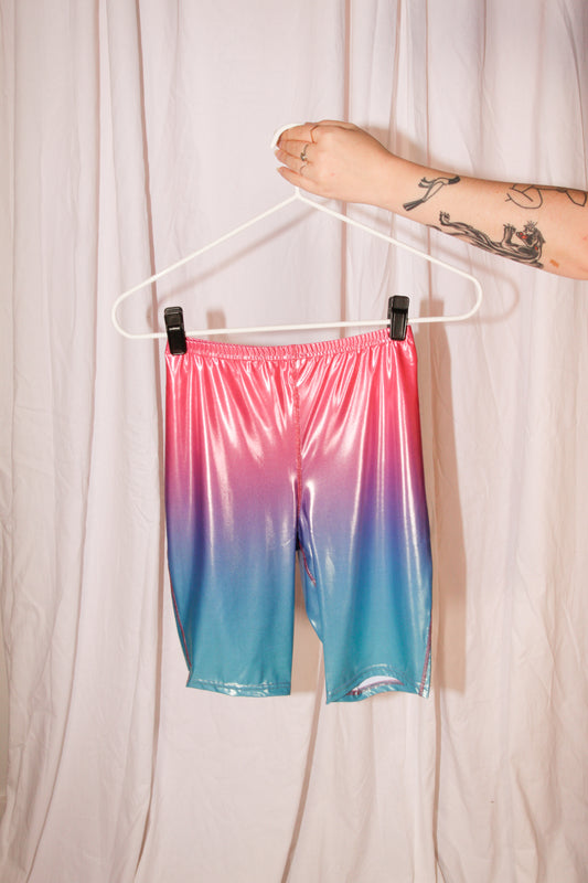 Aqua Shorts - Pink & Blue