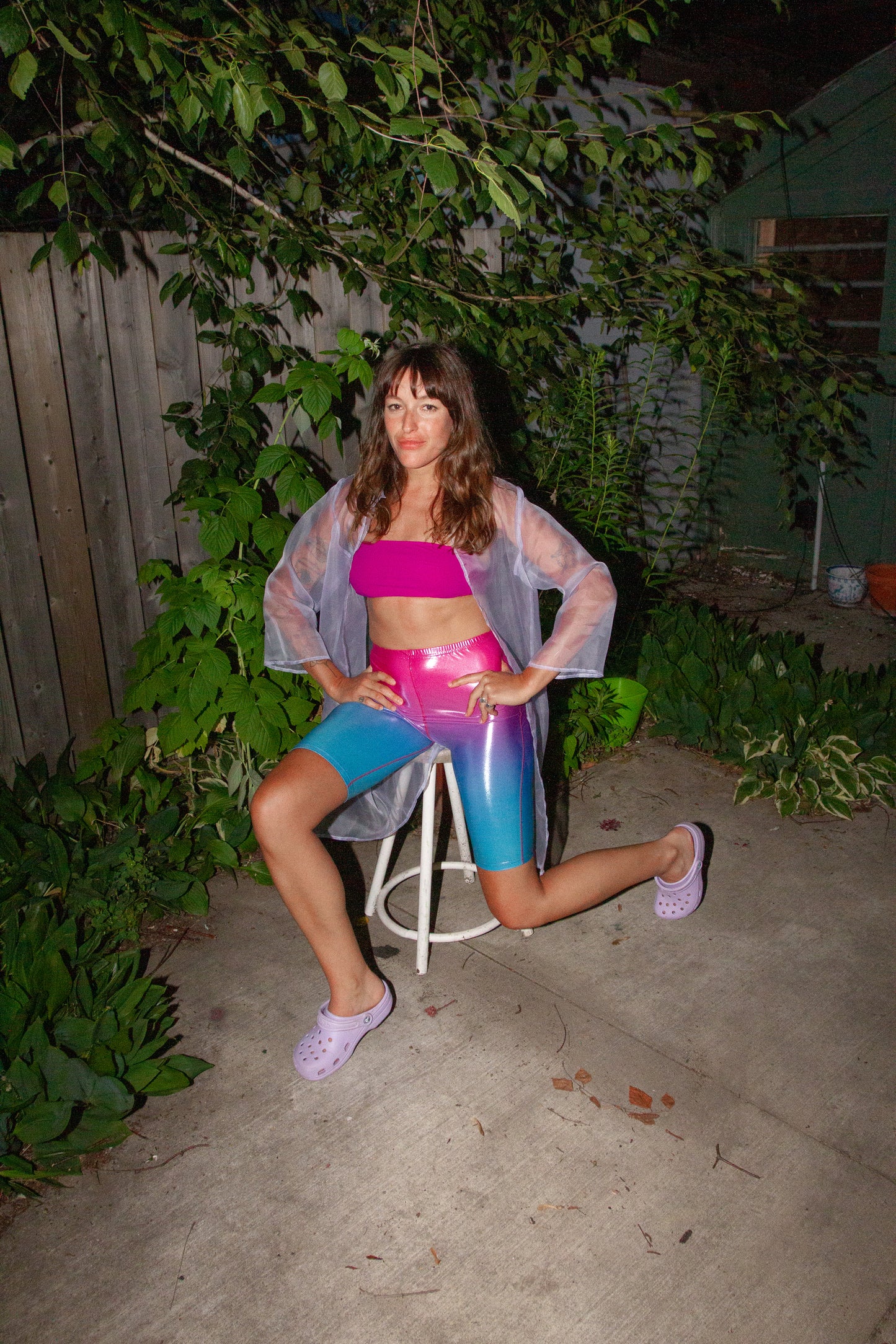 Aqua Shorts - Pink & Blue