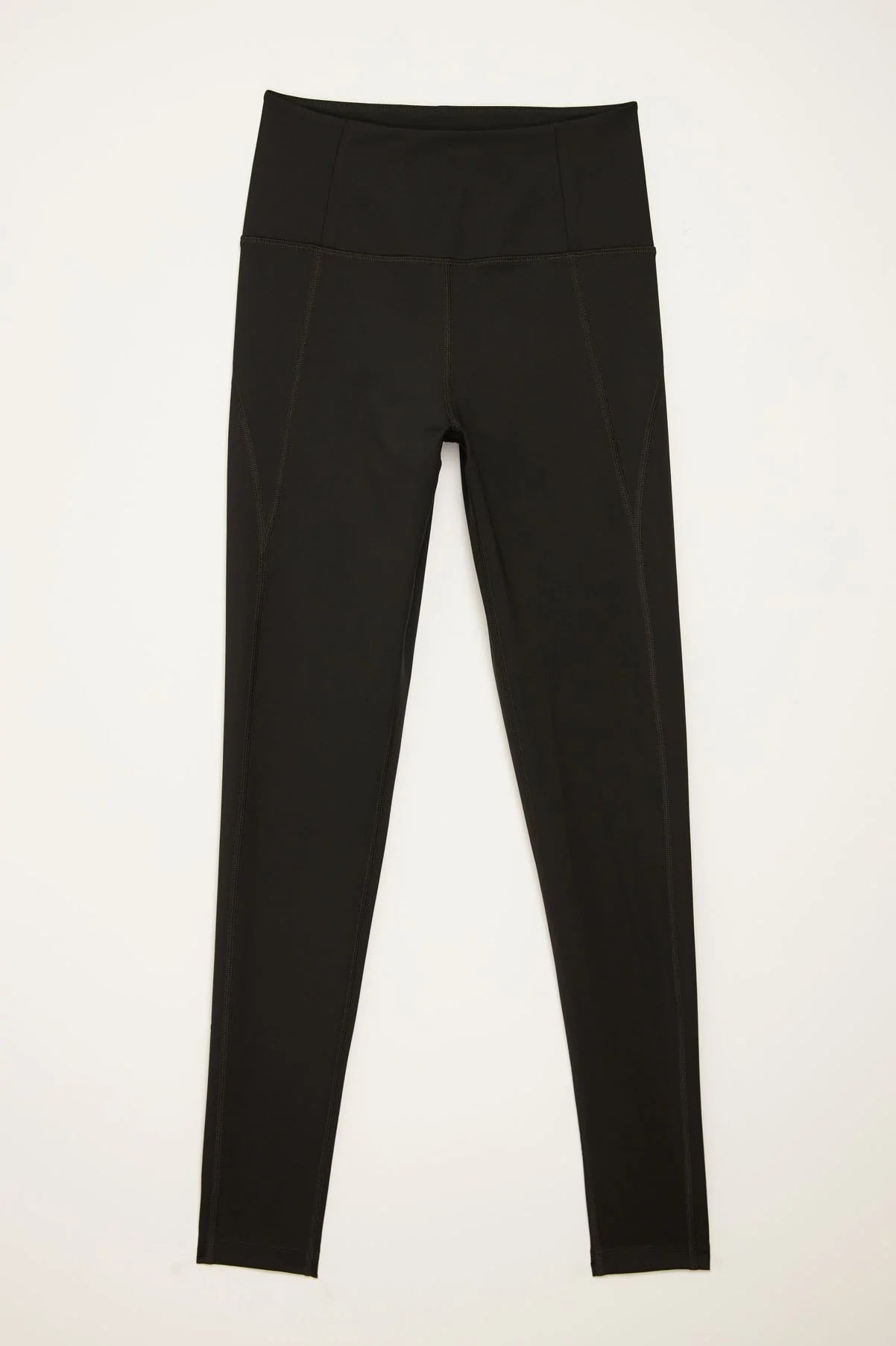 High-Rise Compressive Leggings - Black