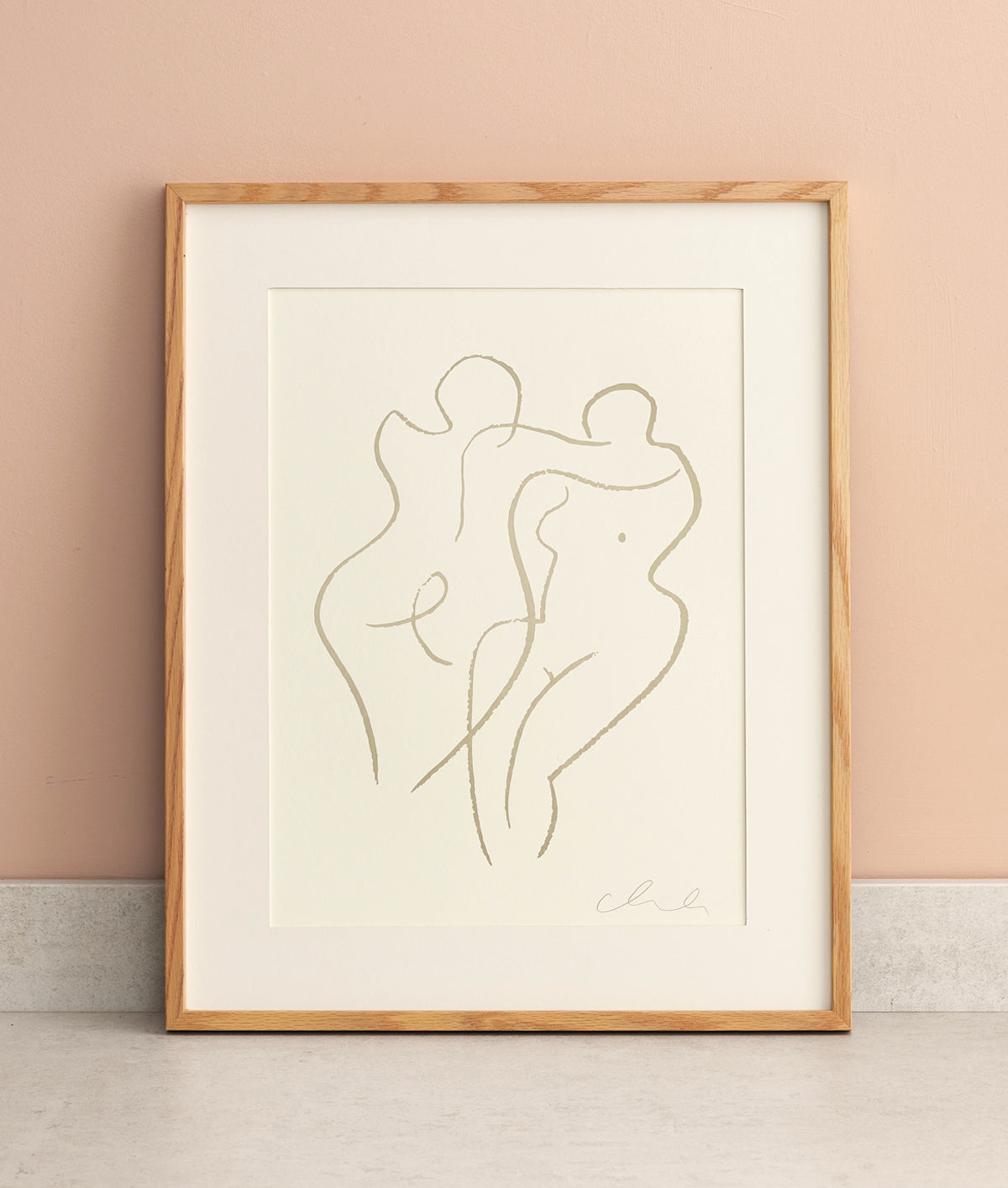 Alexandria Coe Figure Print - Couple