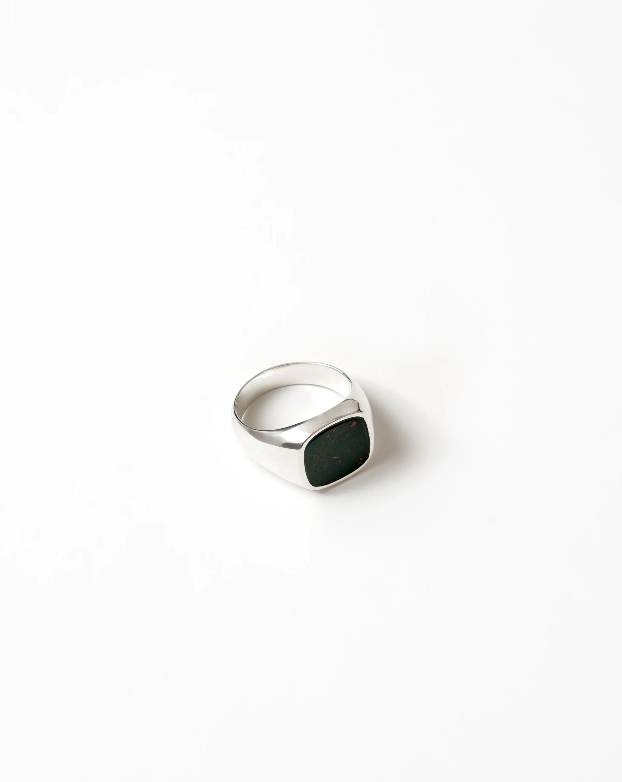 Jules Bloodstone Ring – Silver