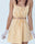 Gingham Sacha Mini Dress - Cornsilk