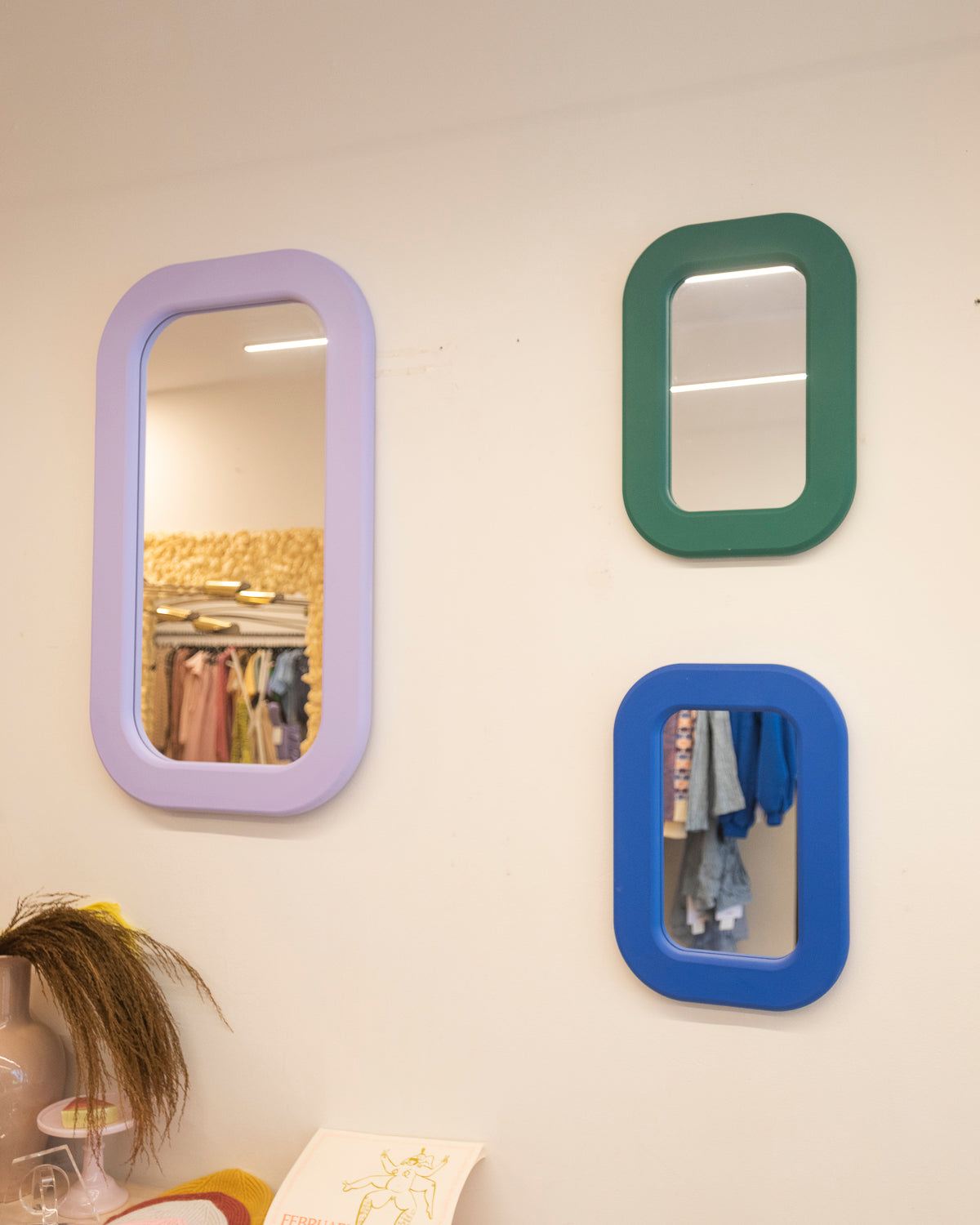 Mini Buba Mirror – Cobalt