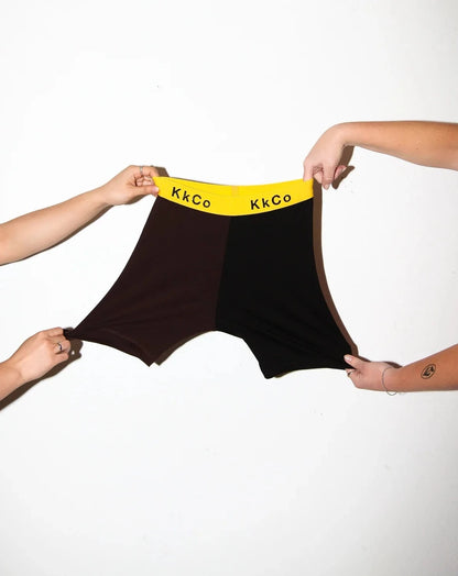 Mixed Cycle Short – Chocolate Black