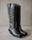 Cattle Leather High Boot - Black