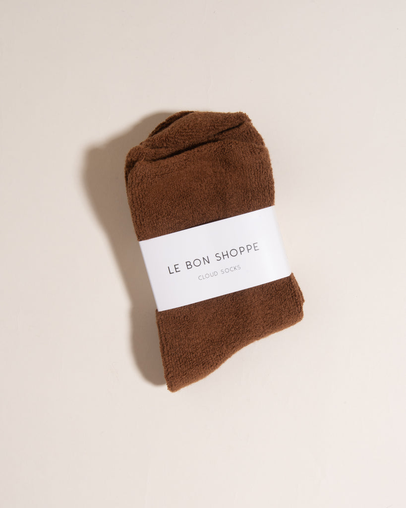 Le Bon Shoppe Cloud Sock in Sepia available at Ease Toronto
