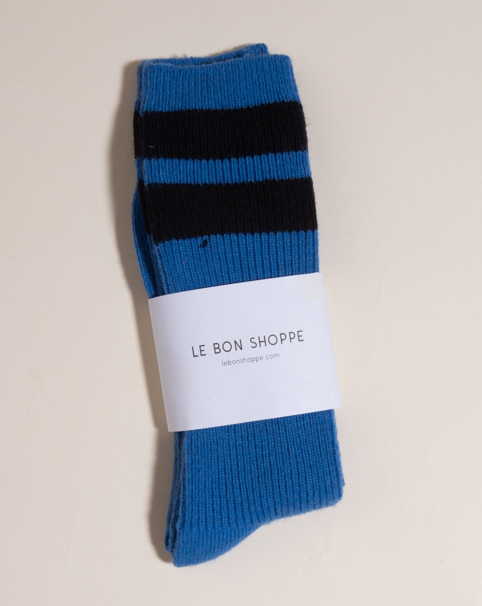 Grandpa Varsity Socks – Blue Navy Stripe