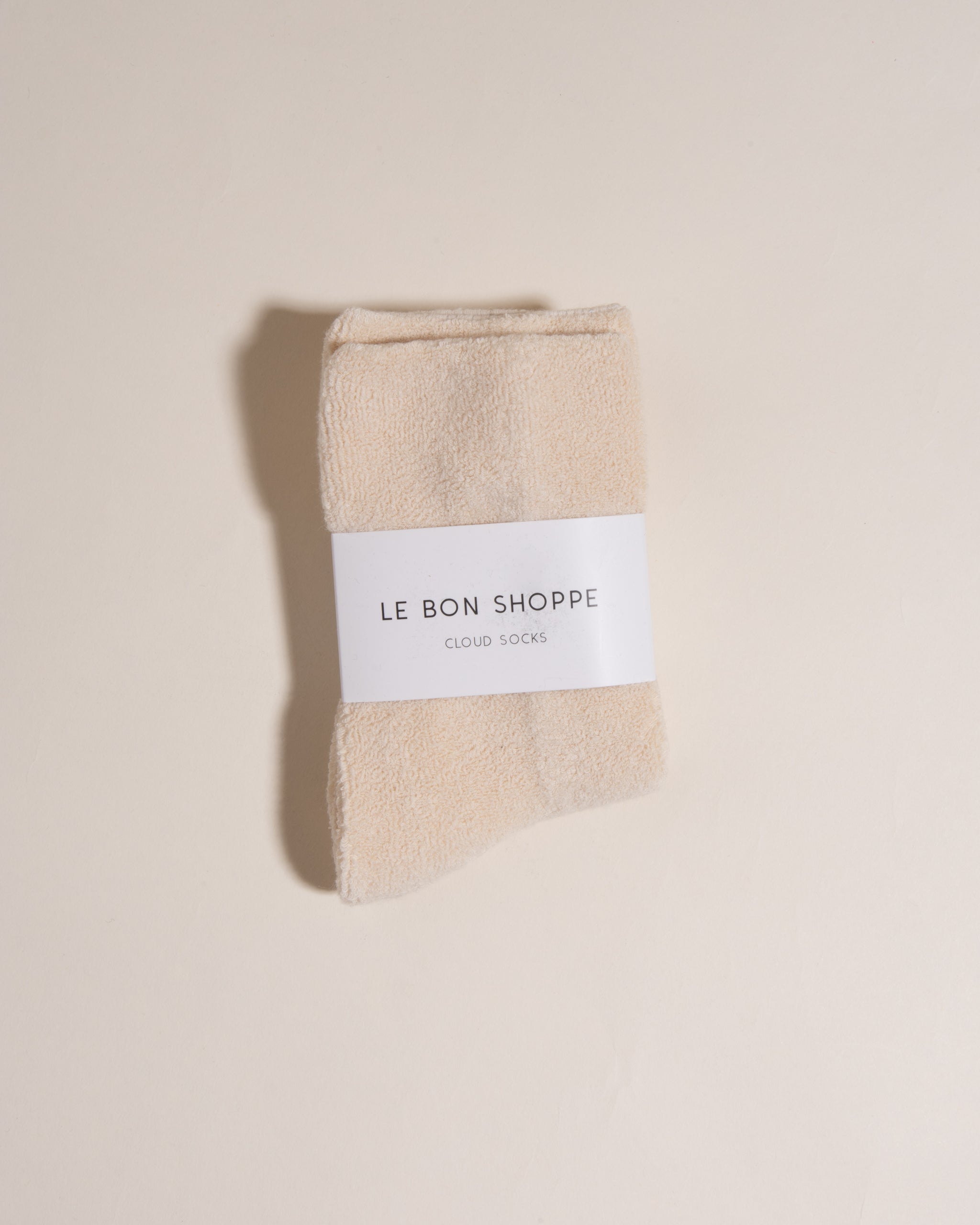 Le Bon Shoppe Cloud Sock in Ecru available at Ease Toronto